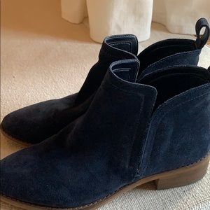Dolce Vita Navy Suede Bootie